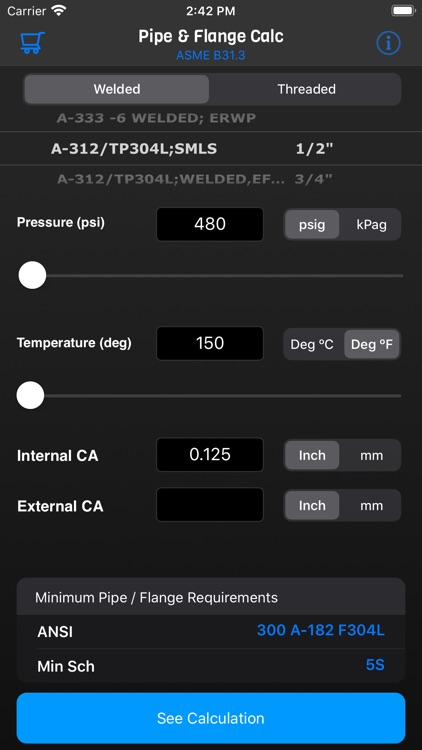 Pipe and Flange Calculator screenshot-4