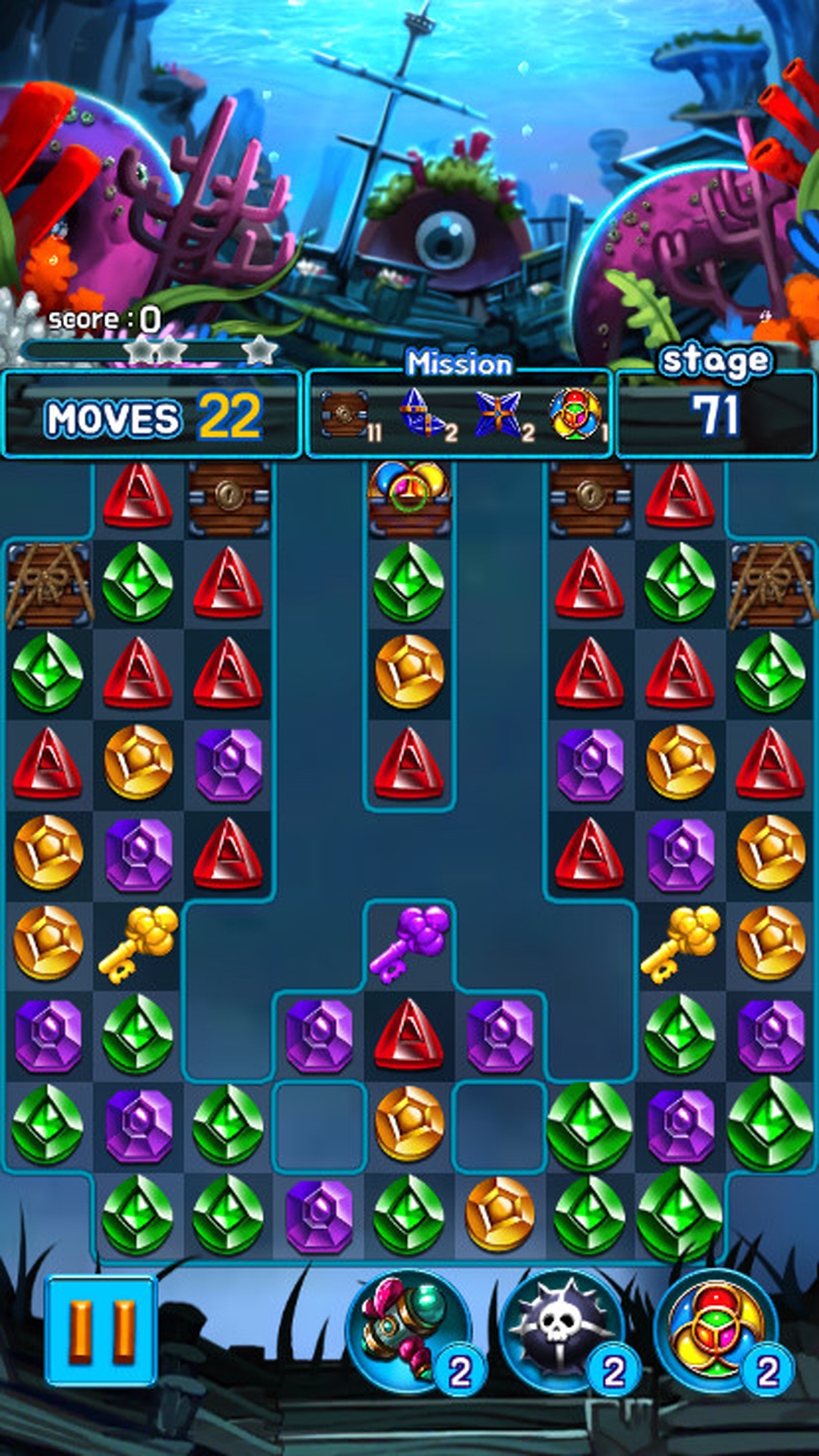 Screenshot 1 of Jewel Kraken: Match3 puzzle