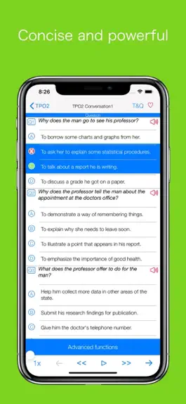 Game screenshot TPO Listening for TOEFL® Plan apk
