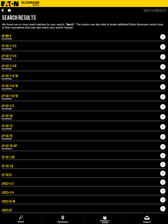 Eaton Bussmann Fuse Finder iPad screenshot 6 - Business app