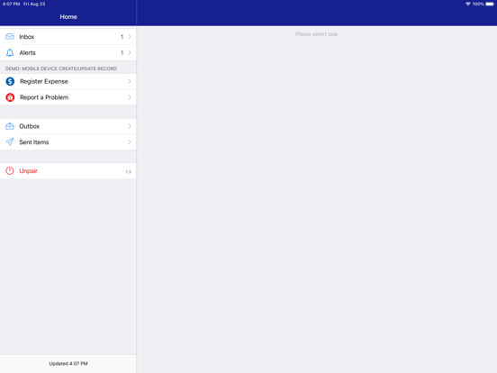 Screenshot #4 pour TeamDesk Mobile Client