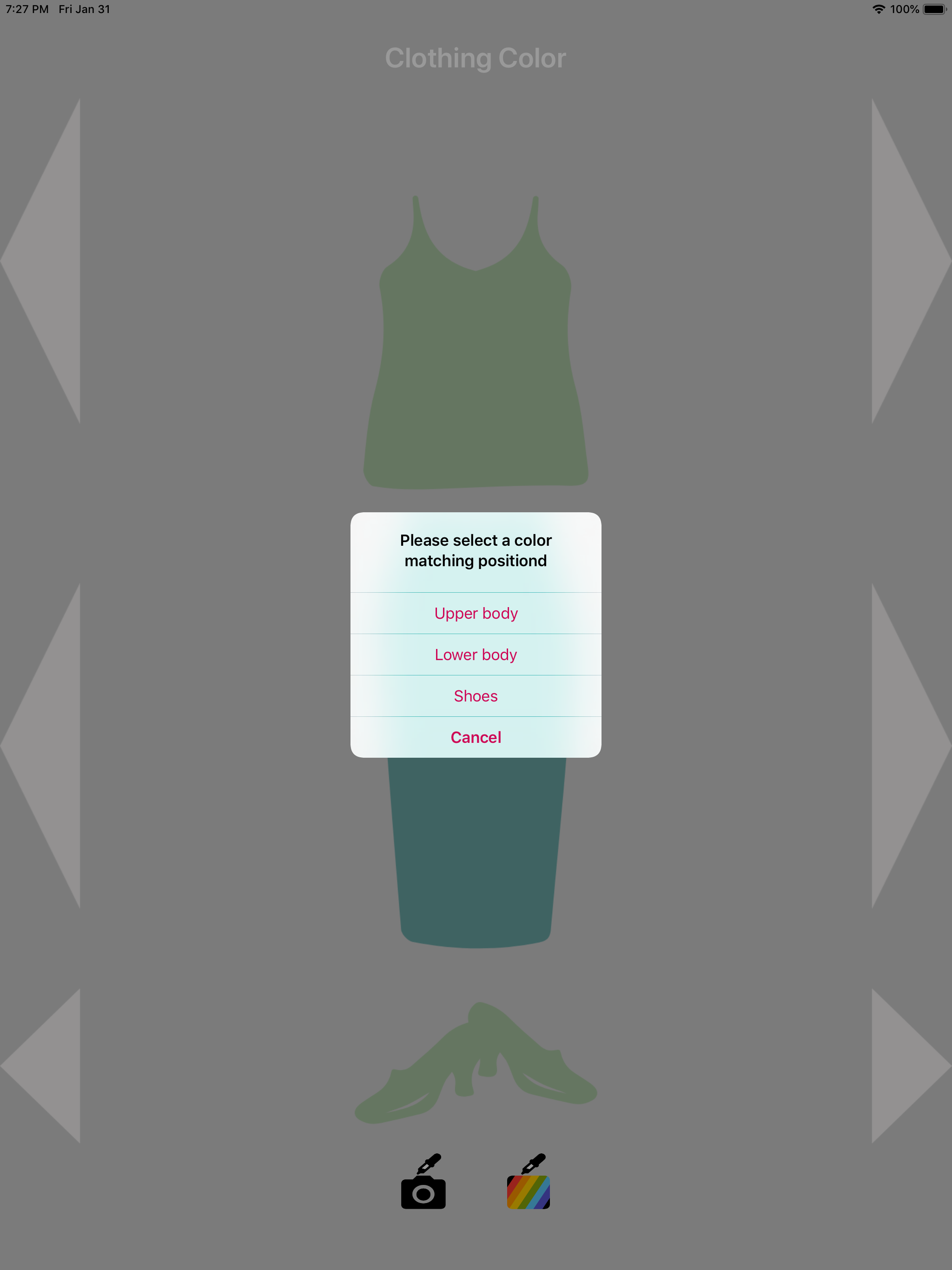 Clothing Color - Match colors