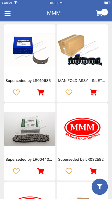 MMM Auto Spare Parts Screenshot