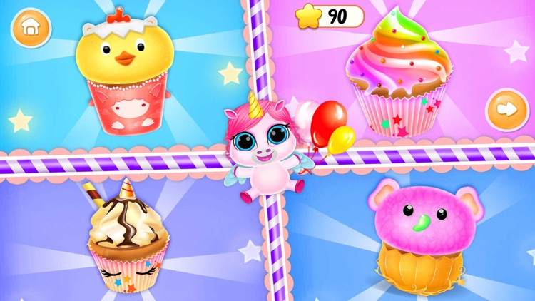 Unicorn Cupcake Bakery Game screenshot-3