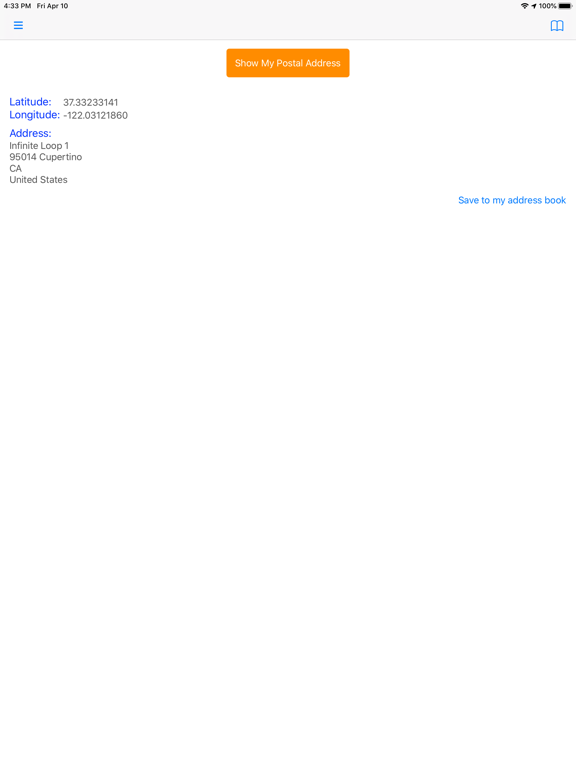 Screenshot #4 pour Show My Postal Address