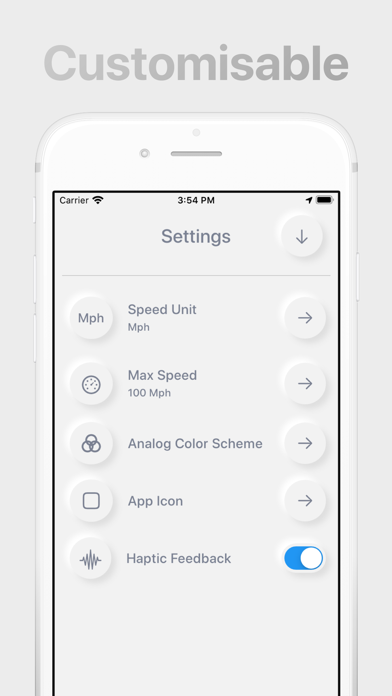 Screenshot #3 pour Neumorphic Speedometer