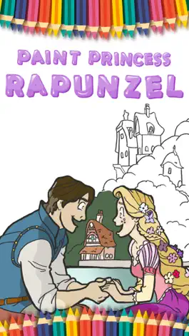 Game screenshot Paint Princess Rapunzel mod apk