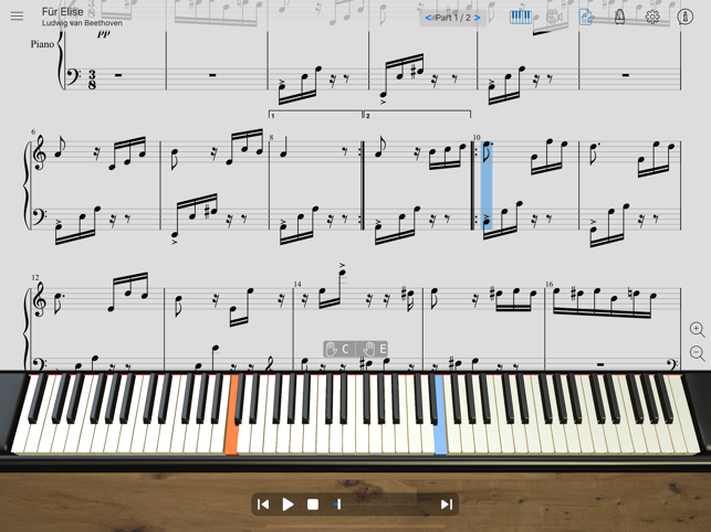 Görsel Piyano Ekran Görüntüsü