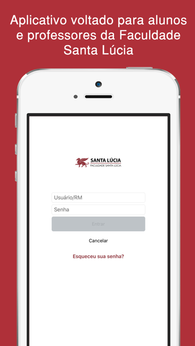 Faculdade Santa Lúcia Screenshot