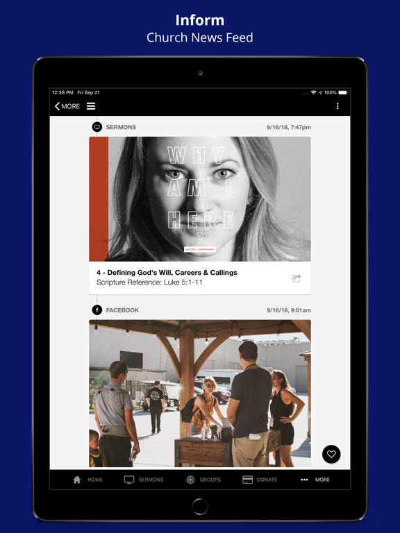 Screenshot #5 pour Church App - Tithe.ly