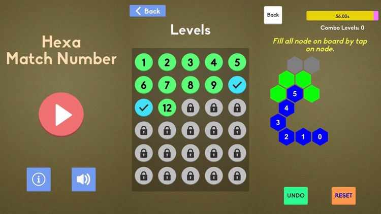 D - Hexa Match Number Puzzle
