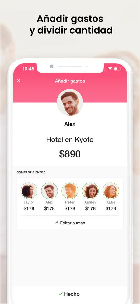 Splity - gastos de grupo