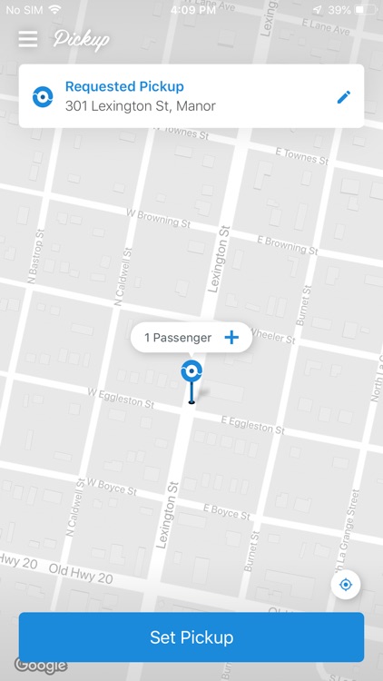 Pickup by Capital Metro