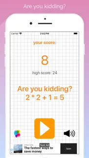 annoying math game iphone resimleri 3