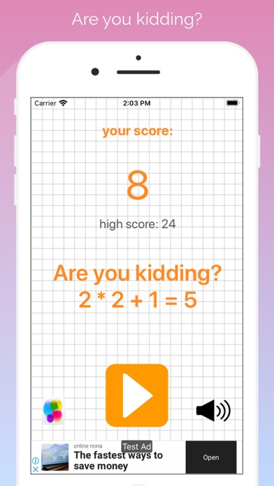 Screenshot #3 pour Annoying Math Game