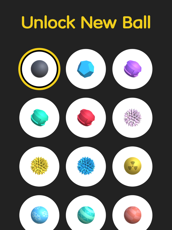 Jump Ball 3D - Colorful Stairs iPad screenshot 5 - Games app