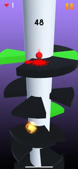 Game screenshot Ball Jumping on Tower apk