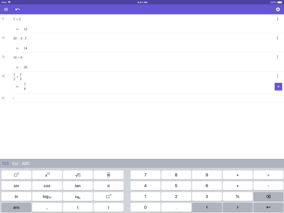 Screenshot #4 pour GeoGebra Calc Scientifique