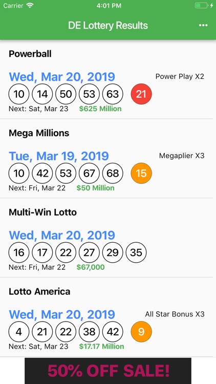 DE Lottery Results screenshot-0