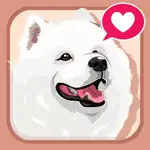Samoyed Dog Emoji Sticker Pack App Contact