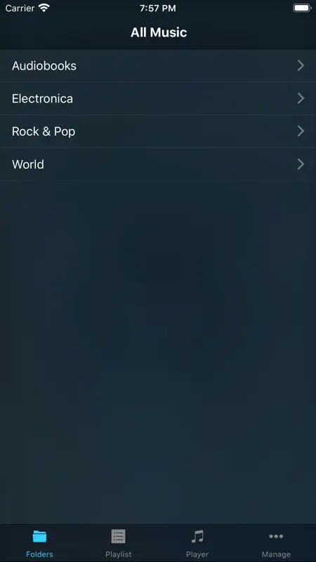 MusicFolder 2 screenshot 1 of 5