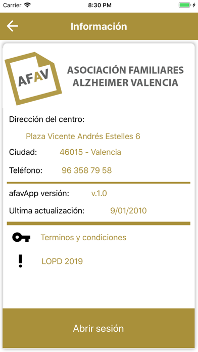 afavApp Screenshot