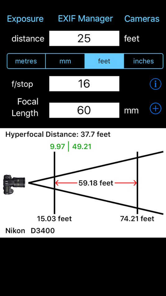 Depth Of Field Calculator - 1.8.19 - (iOS)