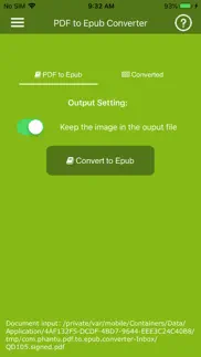 pdf to epub converter iphone screenshot 2