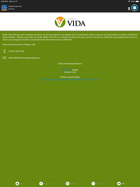 Screenshot #5 pour Vida FM