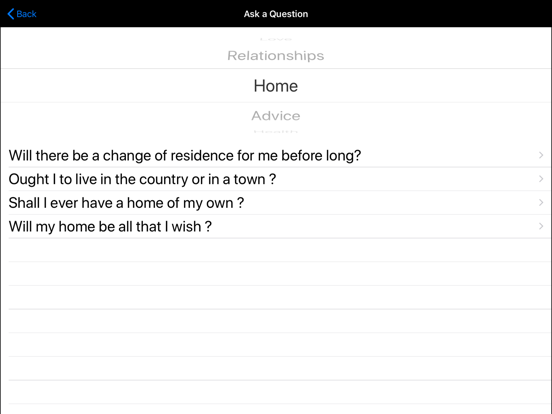 White Magic Fortune Teller iPad screenshot 10 - Lifestyle app