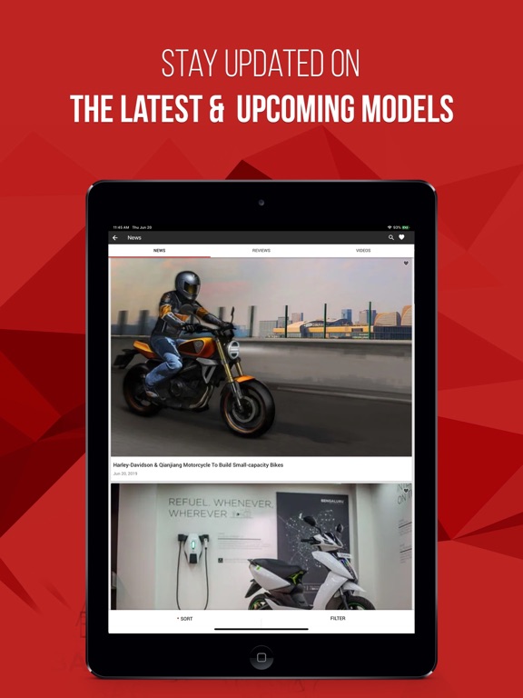BikeDekho iPad screenshot 4 - Shopping app
