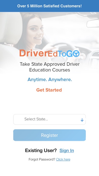 DriverEdToGo Driver Education Screenshot