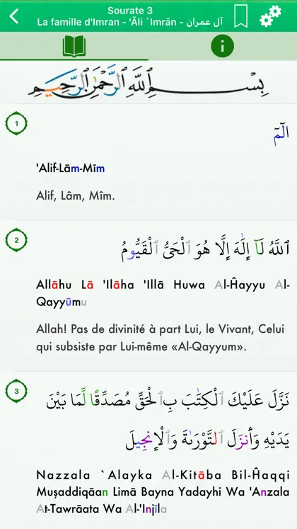 Screenshot 4 di 6 di Coran Tajwid : Français, Arabe