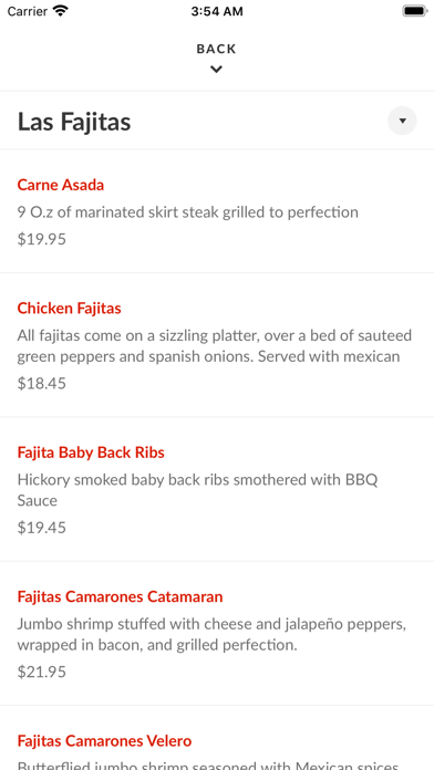 Chidos Tex mex Screenshot