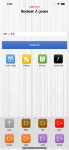 Boolean Algebra screenshot #1 for iPhone