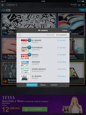 Orbyt for iPad screenshot 3