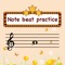 "Note Beat Practice" is a fun game that helps users recognize musical instruments and learn music theory