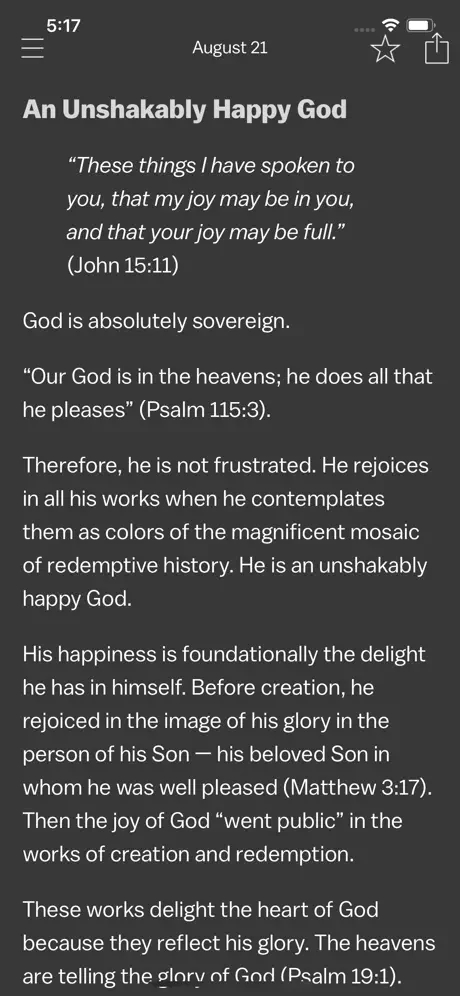 Solid Joys | Daily Devotional