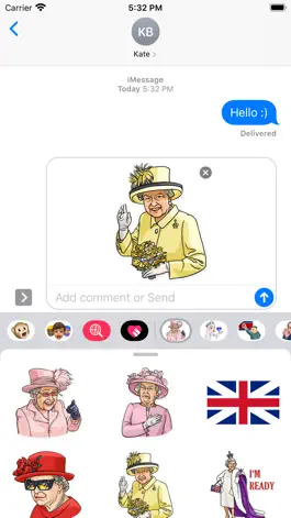 Game screenshot The Queen Elizabeth Stickers mod apk