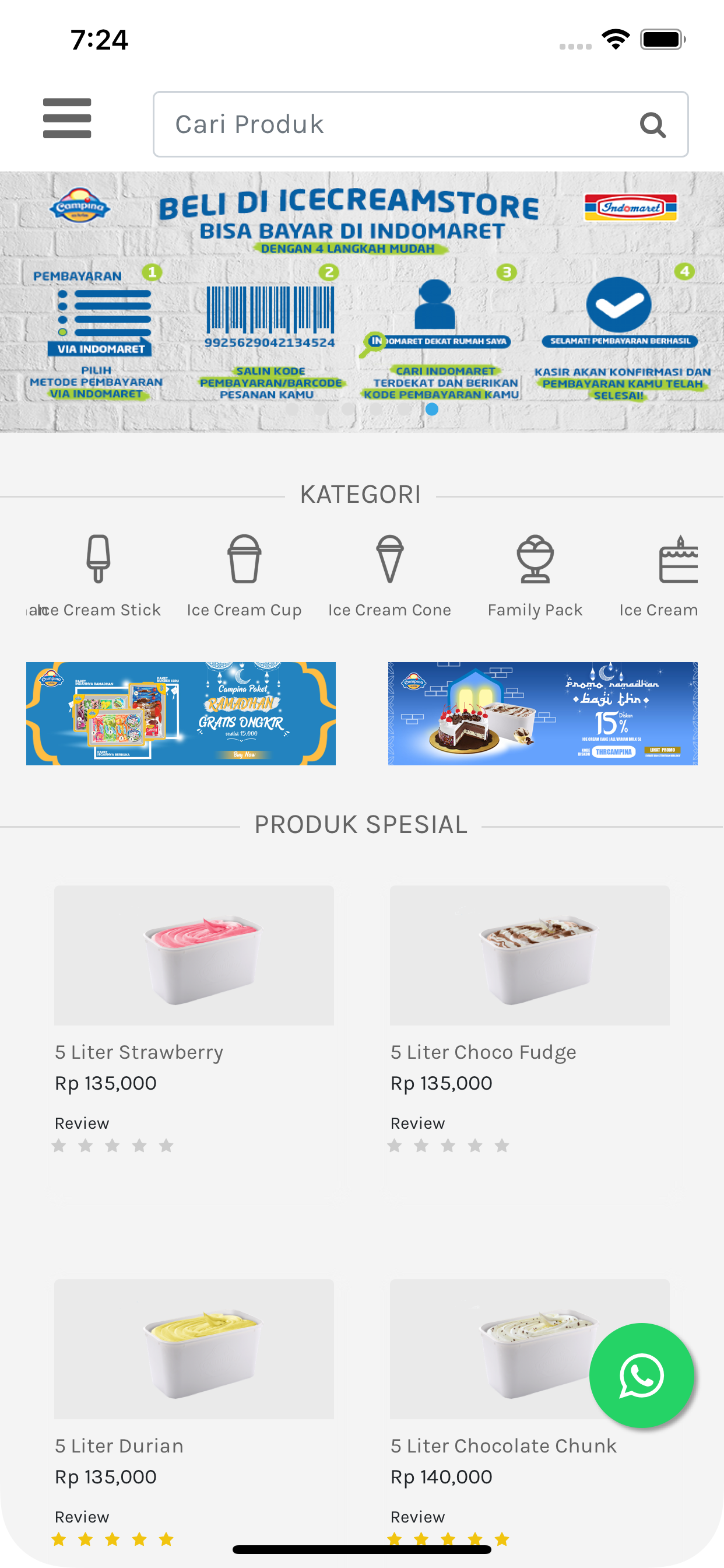 Campina Ice Cream Store screenshot 2