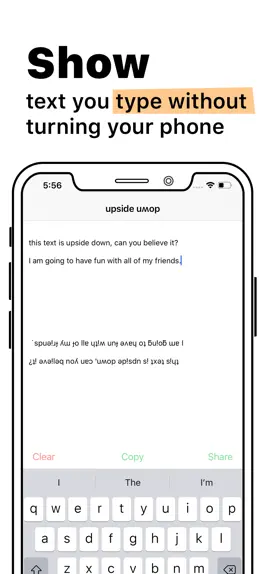 Game screenshot Upside Down Text ∞ apk