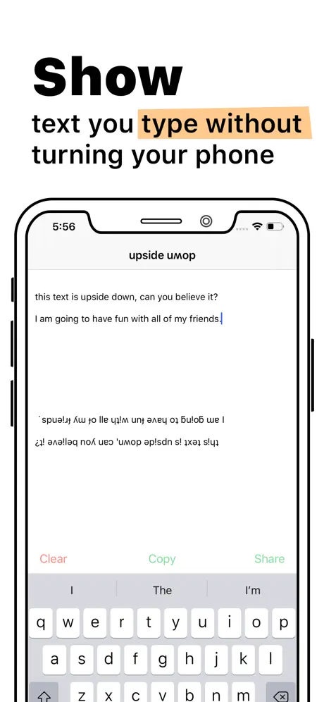 Upside Down Text ∞