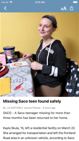 Central Maine Headlines screenshot