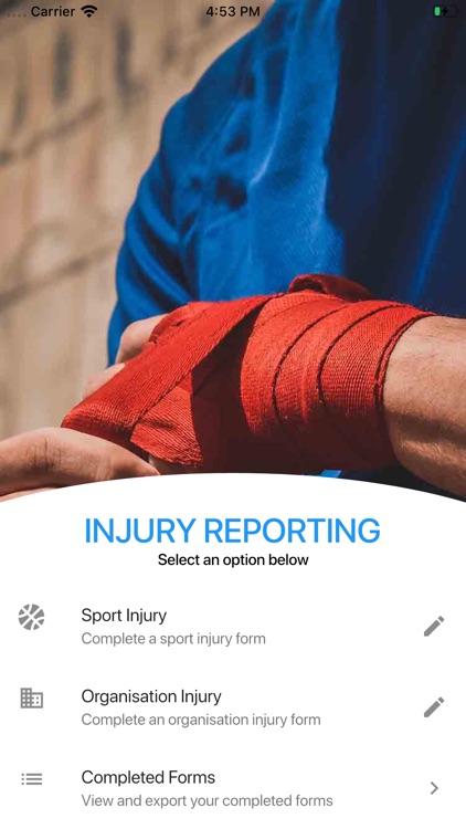 Injury Reporting