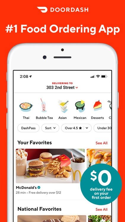 DoorDash - Food Delivery screenshot-0