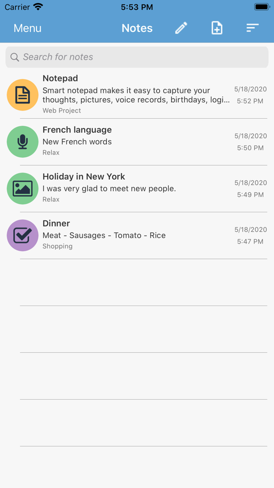 #2. Notepad: notes, checklist Pro (iOS) 由: siarhei yatsuk