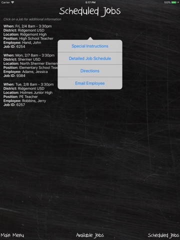 SubAlert for Frontline Ed iPad screenshot