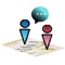 With IM Map Navigator, you can locate your friends or family members with your iPhone in real time (GPS Phone Tracking)