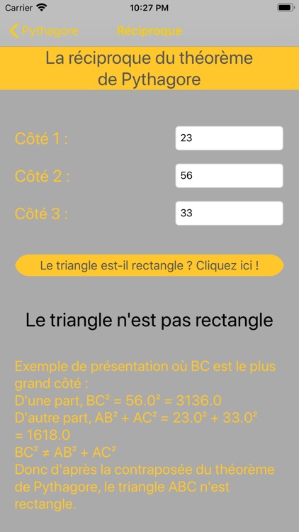 Pythagore : Applications screenshot-6