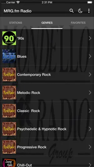 MRG.fm Radio App screenshot 3